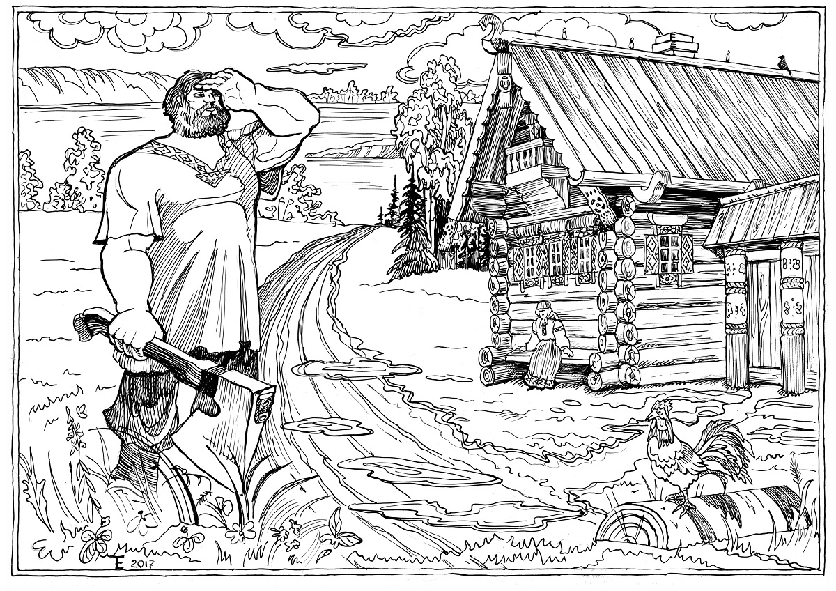 Славянские рисунки для выжигания
